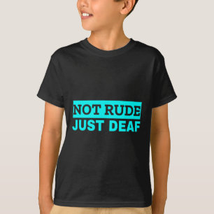 Camiseta Sensibilização para a surdez sem rudes