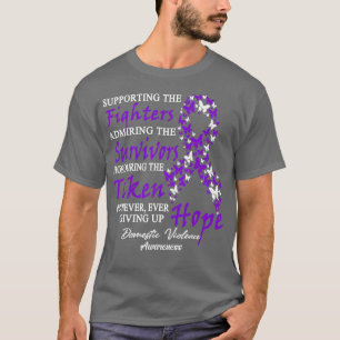 Camiseta Sensibilização Para A Violência Doméstica Que Apoi