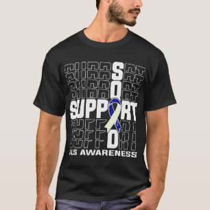 Camiseta Sensibilização para ALS no Esquadrão de Suporte