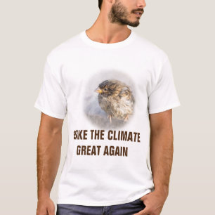Camiseta Sensibilização para as alterações climáticas