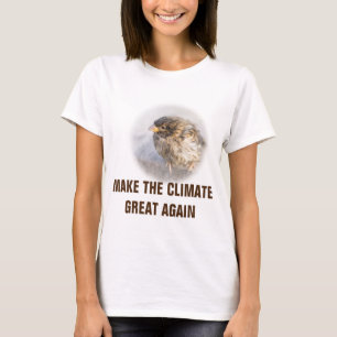 Camiseta Sensibilização para as alterações climáticas