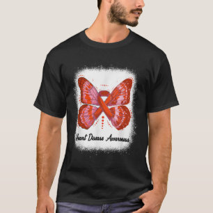 Camiseta Sensibilização Para Doenças Cardíacas Em Fevereiro
