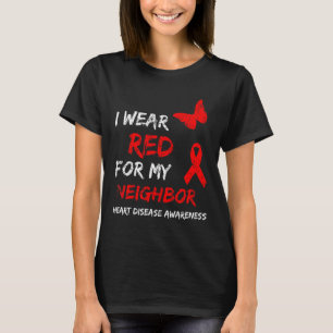 Camiseta Sensibilização Para Doenças Cardíacas Eu Visto Ver