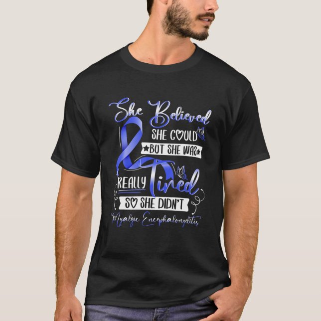 Camiseta Sensibilização para Encefalomielite Miálgica (Frente)