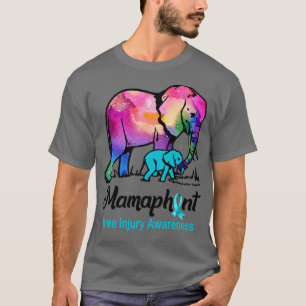 Camiseta Sensibilização para lesões no joelho de Mamaphant