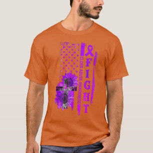 Camiseta Sensibilização para o abuso de girassol