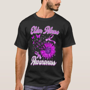 Camiseta Sensibilização para o abuso de idosos Abuso de rox