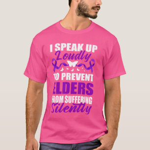 Camiseta Sensibilização para o abuso dos idosos