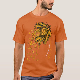 Camiseta Sensibilização para o ADHD Sensibilizar o girassol
