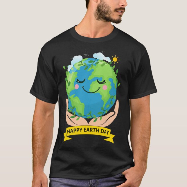 Camiseta Sensibilização para o aquecimento global da Terra (Frente)