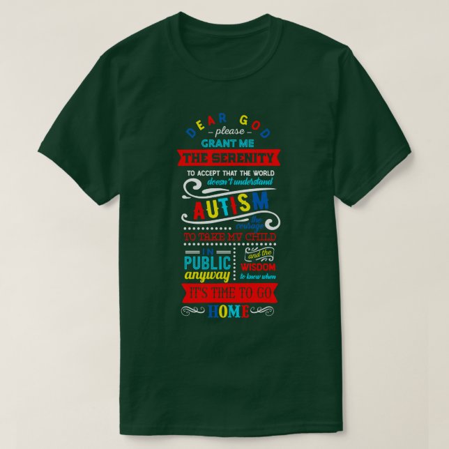 Camiseta Sensibilização para o autismo (5) (Frente do Design)