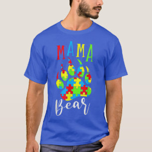 Camiseta Sensibilização para o Autismo da Mamãe 1249