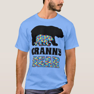 Camiseta Sensibilização para o Autismo dos Ursos-Avós