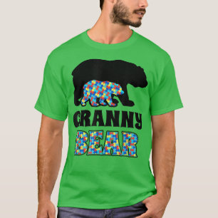 Camiseta Sensibilização para o Autismo dos Ursos-Avós