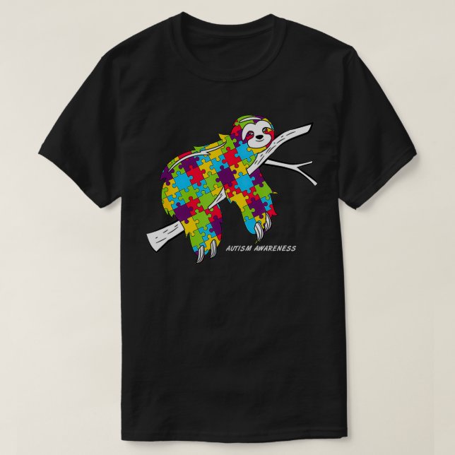 Camiseta Sensibilização para o Autismo Lento (Frente do Design)