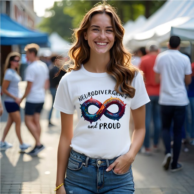 Camiseta Sensibilização para o Autismo Neurodivergente e or (Autism Awareness T-Shirt )