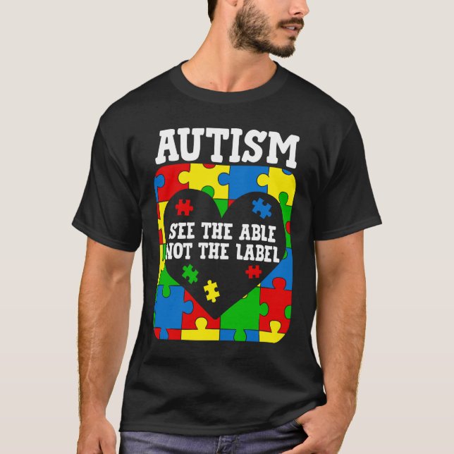 Camiseta Sensibilização Para O Autismo Veja O Que Não É O S (Frente)
