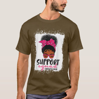 Camiseta Sensibilização para o Cancer da Mama Apoio a Mulhe