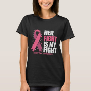 Camiseta Sensibilização Para O Cancer Da Mama Mostra Sua Lu