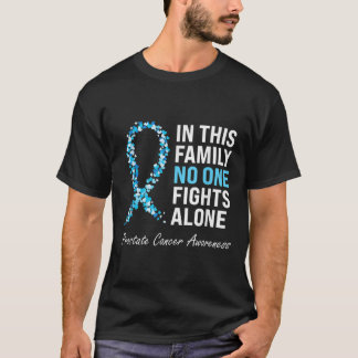 Camiseta Sensibilização para o Cancer da próstata da famíli