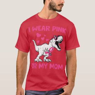 Camiseta Sensibilização para o Cancer Dinossauro Crianças E