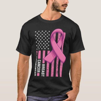 Camiseta Sensibilização para o Cancer dos EUA Sinalizador C