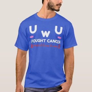 Camiseta Sensibilização para o Cancer Endometrial Eu Lutei