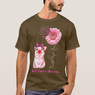 Camiseta Sensibilização para o Cancer Figurino Daisy Ribbon