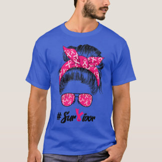 Camiseta Sensibilização para o Cancer Mama Guerreiro Armado