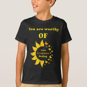 Camiseta Sensibilização para o Dia da Autolesão Sensibiliza