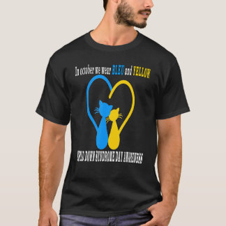 Camiseta Sensibilização para o Dia da Síndrome Mundial para