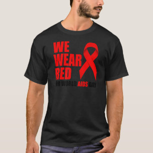 Camiseta Sensibilização para o Dia Mundial da Aids Vestimos