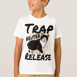 Camiseta Sensibilização para o Feral Cat da Liberação do Ne