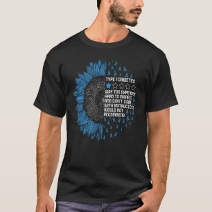 Camiseta Sensibilização para o Guerreiro T1d Insulina Giras