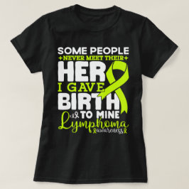 Camiseta Sensibilização para o linfoma Algumas Pessoas Nunc