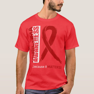 Camiseta Sensibilização Para O Mieloma Porque É Importante 