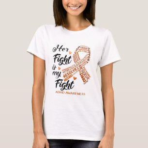Camiseta Sensibilização para o TDAH Sua Luta é a minha L