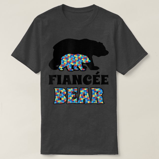 Camiseta Sensibilização para o Urso de Fiança (Frente do Design)