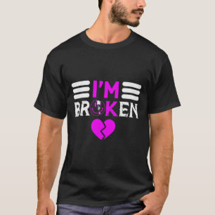 Camiseta Sensibilização para overdose Estou bem Quebrada Fi