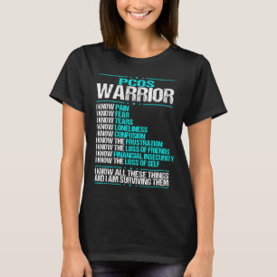 Camiseta Sensibilização PCOS Conheço Síndrome de Ovári