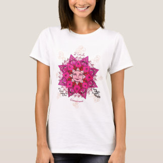 Camiseta Sensibilização Rosa Meninas Feitas A T-Shirt De Lo