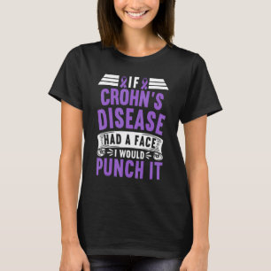Camiseta Sensibilização Se A Doença Crohns Tivesse Um Rosto
