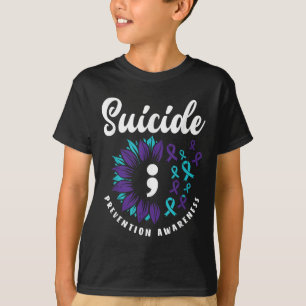 Camiseta Sensibilização Suicida Apoio à Prevenção do Suicíd