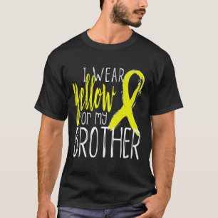 Camiseta Sensibilização Suicida Eu Visto Amarelo Para O Meu
