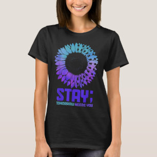 Camiseta Sensibilização Suicida Mês Permanência Saúde Menta