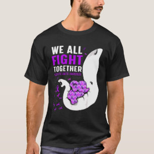 Camiseta Sensibilização ulcerativa contra a Colite Todos lu
