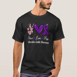 Camiseta Sensibilização ulcerosa para a paz e esperança