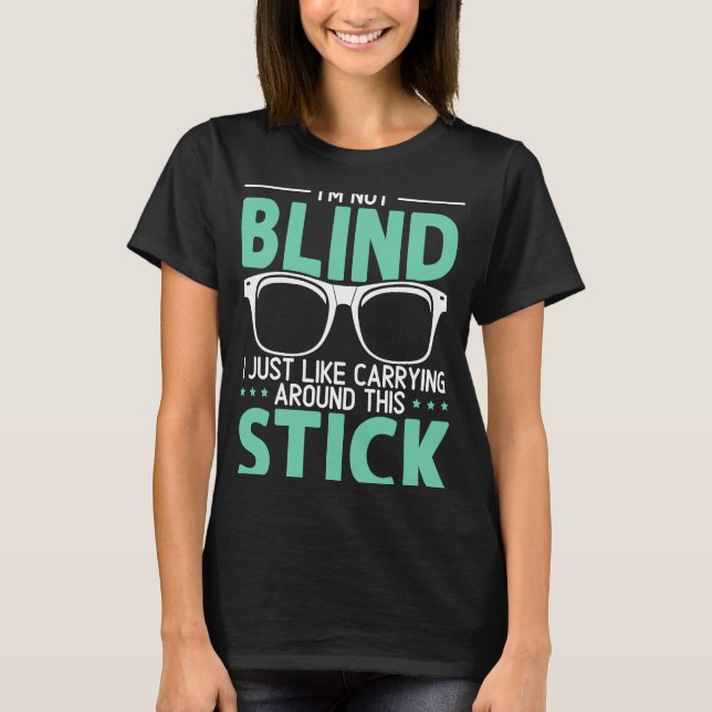Camiseta Sensibilização visual cega em Braille com deficiên (Frente)