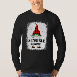 Camiseta Sensível Gnomo Buffalo Xadrez Correspondente Xmas
