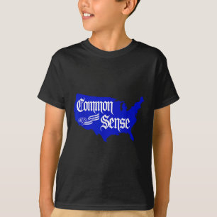 Camiseta Senso Comum EUA Patriótico Orgulhoso Espírito Amer